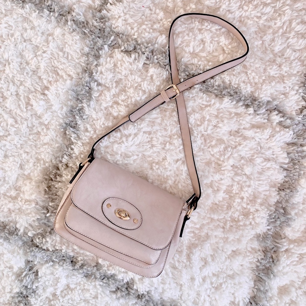 SIMPLY NOELLE Taupe-Pink shoulderbag/purse